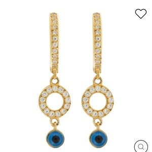 Ilena Makri 18k overlay silver earrings #3